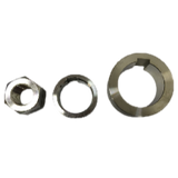 Stainless steel impeller clearance ring, positioning ring, slotted nut