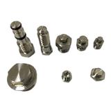 Stainless steel exhaust plug, joint fixing nut, plug